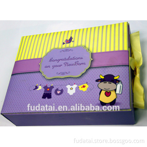FDT custom memorable full color kids photo album children gift box set